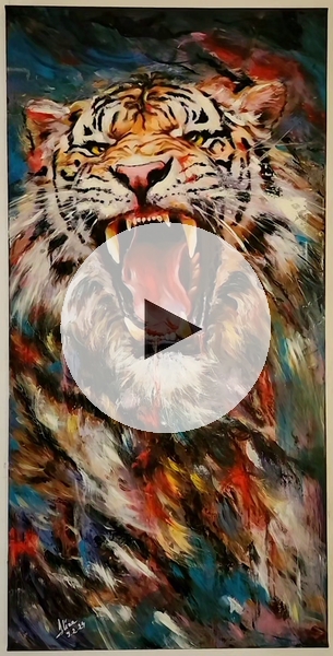 ArteDiAlina.com painting: Don't stand in my way